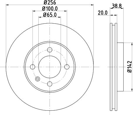 DON PCD10592 - Bremžu diski autodraugiem.lv