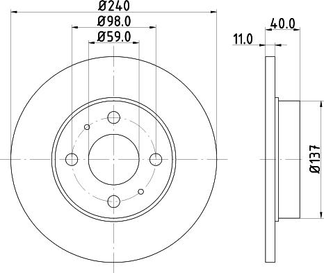 DON PCD10172 - Bremžu diski autodraugiem.lv