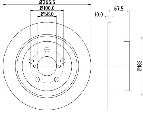 DON PCD13152 - Bremžu diski autodraugiem.lv