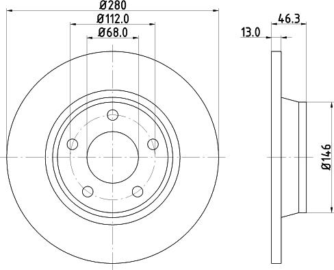 Brake Engineering DI955521 - Bremžu diski autodraugiem.lv