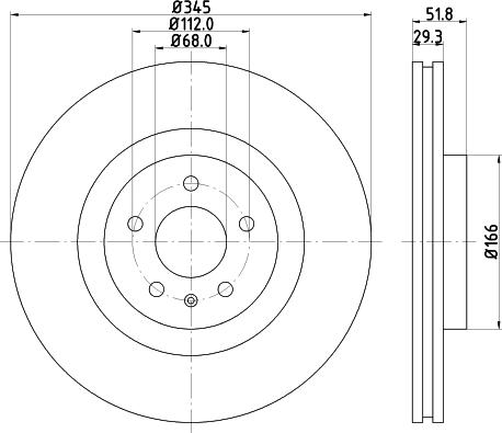 DON PCD12701 - Bremžu diski autodraugiem.lv