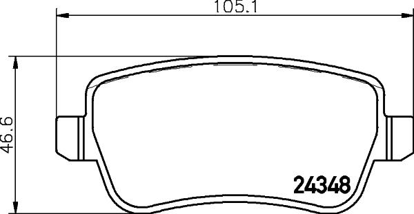 DON PCP1562 - Bremžu uzliku kompl., Disku bremzes autodraugiem.lv