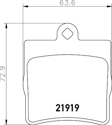 DON PCP1050 - Bremžu uzliku kompl., Disku bremzes autodraugiem.lv