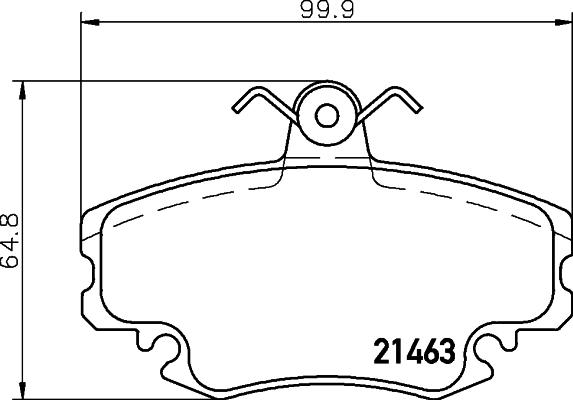 TOMEX brakes 10-48 - Bremžu uzliku kompl., Disku bremzes autodraugiem.lv