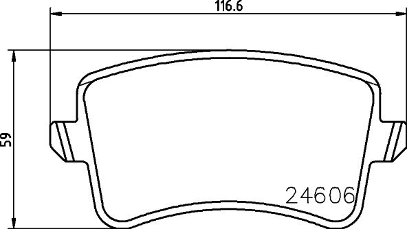 DON PCP1035 - Bremžu uzliku kompl., Disku bremzes autodraugiem.lv