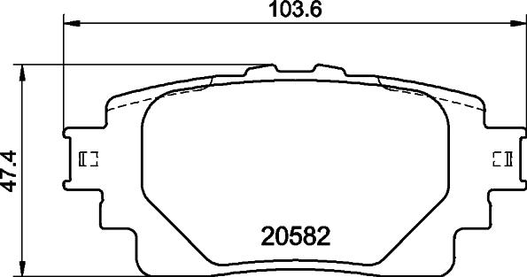 DON PCP1806 - Bremžu uzliku kompl., Disku bremzes autodraugiem.lv