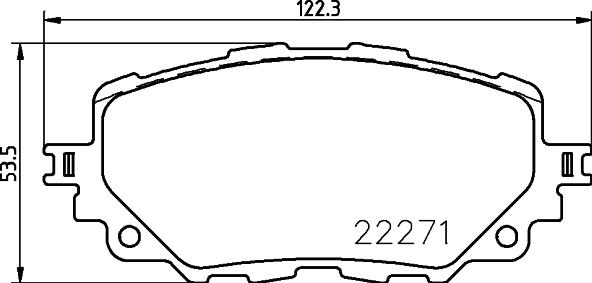 DON PCP1888 - Bremžu uzliku kompl., Disku bremzes autodraugiem.lv