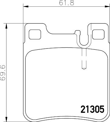 DON PCP1320 - Bremžu uzliku kompl., Disku bremzes autodraugiem.lv