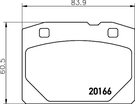 DON PCP1272 - Bremžu uzliku kompl., Disku bremzes autodraugiem.lv