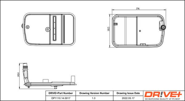 Dr!ve+ DP1110.14.0017 - Hidrofiltrs, Automātiskā pārnesumkārba autodraugiem.lv