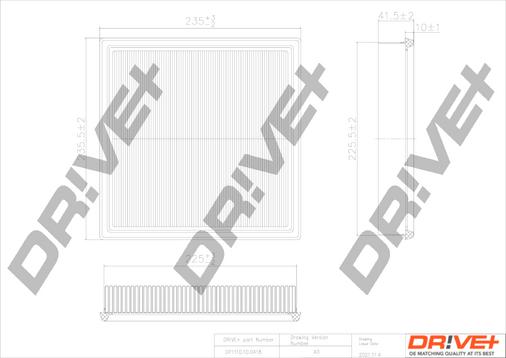 Dr!ve+ DP1110.10.0418 - Gaisa filtrs autodraugiem.lv