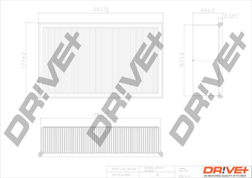 Dr!ve+ DP1110.10.0555 - Gaisa filtrs autodraugiem.lv