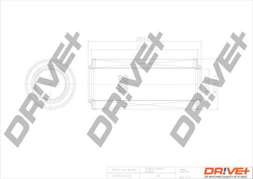 Dr!ve+ DP1110.10.0010 - Gaisa filtrs autodraugiem.lv