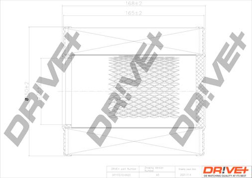 Dr!ve+ DP1110.10.0023 - Gaisa filtrs autodraugiem.lv