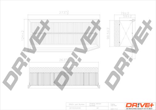 Dr!ve+ DP1110.10.0193 - Gaisa filtrs autodraugiem.lv