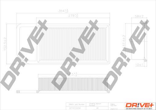 Dr!ve+ DP1110.10.0104 - Gaisa filtrs autodraugiem.lv