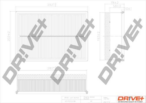 Dr!ve+ DP1110.10.0188 - Gaisa filtrs autodraugiem.lv