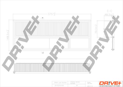 Dr!ve+ DP1110.10.0138 - Gaisa filtrs autodraugiem.lv