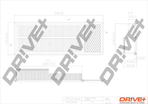 Dr!ve+ DP1110.10.0178 - Gaisa filtrs autodraugiem.lv