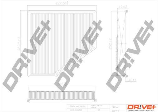 Dr!ve+ DP1110.10.0353 - Gaisa filtrs autodraugiem.lv