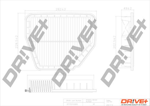 Dr!ve+ DP1110.10.0202 - Gaisa filtrs autodraugiem.lv