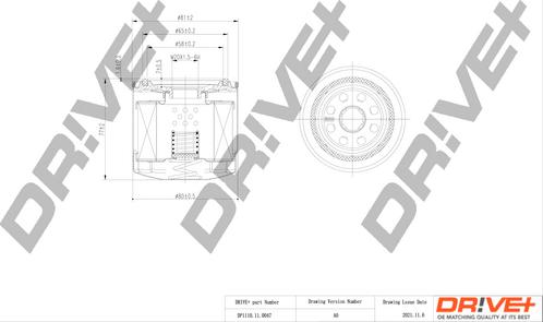 Dr!ve+ DP1110.11.0047 - Eļļas filtrs autodraugiem.lv