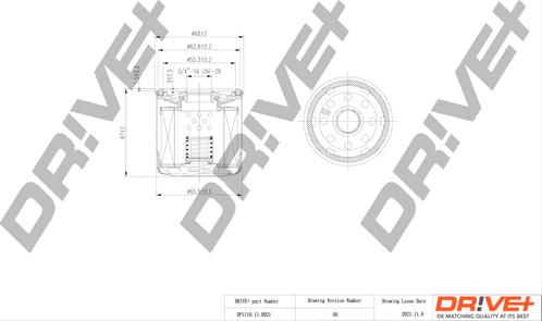 Dr!ve+ DP1110.11.0021 - Eļļas filtrs autodraugiem.lv