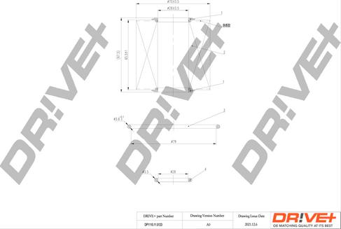 Dr!ve+ DP1110.11.0123 - Eļļas filtrs autodraugiem.lv