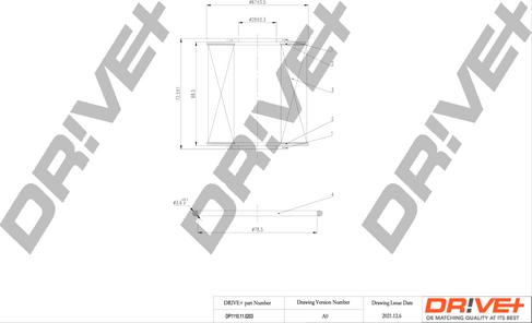 Dr!ve+ DP1110.11.0203 - Eļļas filtrs autodraugiem.lv