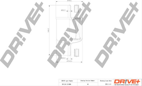Dr!ve+ DP1110.13.0008 - Degvielas filtrs autodraugiem.lv