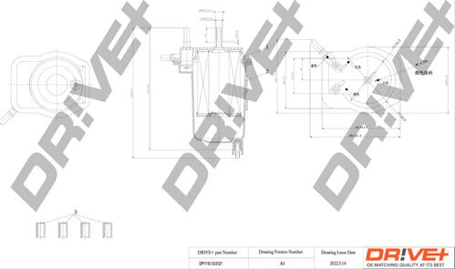 Dr!ve+ DP1110.13.0121 - Degvielas filtrs autodraugiem.lv