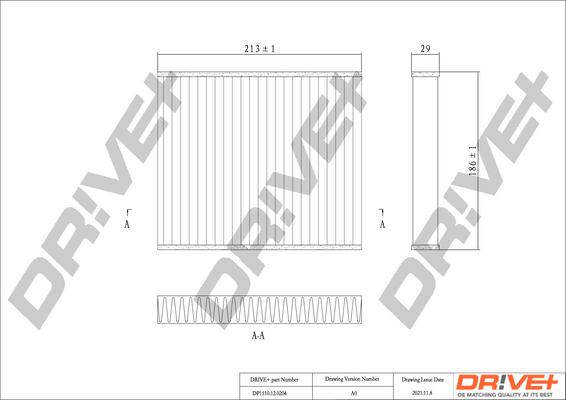 Dr!ve+ DP1110.12.0204 - Filtrs, Salona telpas gaiss autodraugiem.lv