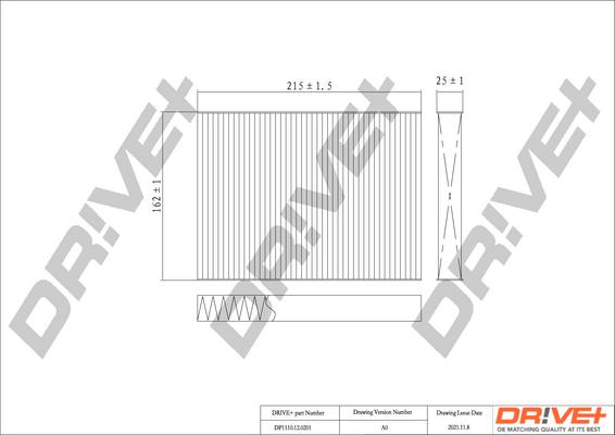 Dr!ve+ DP1110.12.0201 - Filtrs, Salona telpas gaiss autodraugiem.lv