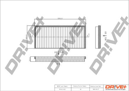 Dr!ve+ DP1110.12.0213 - Filtrs, Salona telpas gaiss autodraugiem.lv