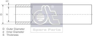 DT Spare Parts 9.86004 - Cauruļvads autodraugiem.lv