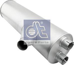 DT Spare Parts 4.62273 - Vidējais / Gala izpl. gāzu trokšņa slāpētājs autodraugiem.lv