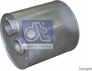 DT Spare Parts 5.11055 - Vidējais / Gala izpl. gāzu trokšņa slāpētājs autodraugiem.lv