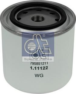 DT Spare Parts 1.11122 - Dzesēšanas šķidruma filtrs autodraugiem.lv