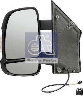 DT Spare Parts 12.83017 - Ārējais atpakaļskata spogulis, Vadītāja kabīne autodraugiem.lv