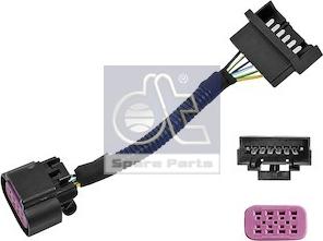 DT Spare Parts 12.73201 - Adaptera kabelis, Elektriskais tr. līdzeklis autodraugiem.lv