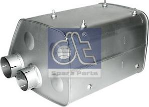 DT Spare Parts 3.25015 - Vidējais / Gala izpl. gāzu trokšņa slāpētājs autodraugiem.lv