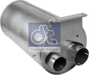 DT Spare Parts 3.25018 - Vidējais / Gala izpl. gāzu trokšņa slāpētājs autodraugiem.lv