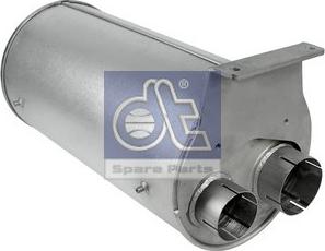 DT Spare Parts 3.25017 - Vidējais / Gala izpl. gāzu trokšņa slāpētājs autodraugiem.lv