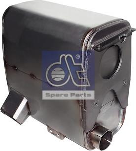 DT Spare Parts 3.25144 - Vidējais / Gala izpl. gāzu trokšņa slāpētājs autodraugiem.lv