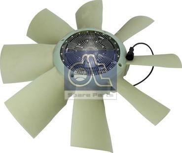 DT Spare Parts 2.15509 - Ventilators, Motora dzesēšanas sistēma autodraugiem.lv