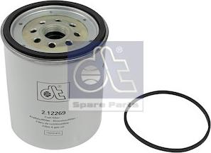 DT Spare Parts 2.12269 - Degvielas filtrs autodraugiem.lv