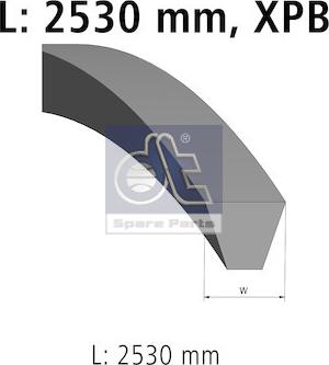 DT Spare Parts 7.54860 - Ķīļsiksna autodraugiem.lv