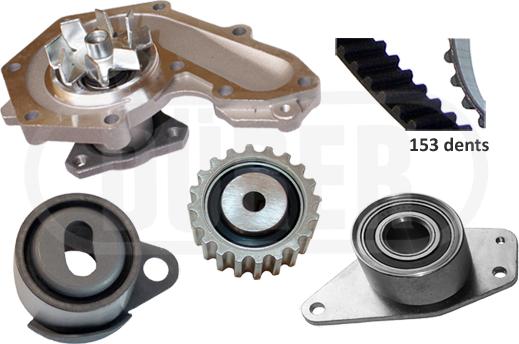 Dürer PA961050 - Ūdenssūknis + Zobsiksnas komplekts autodraugiem.lv