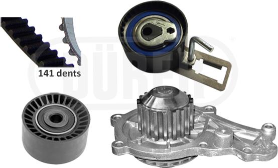 Dürer PA121025 - Ūdenssūknis + Zobsiksnas komplekts autodraugiem.lv