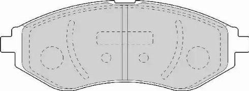 Duron DBP201699 - Bremžu uzliku kompl., Disku bremzes autodraugiem.lv